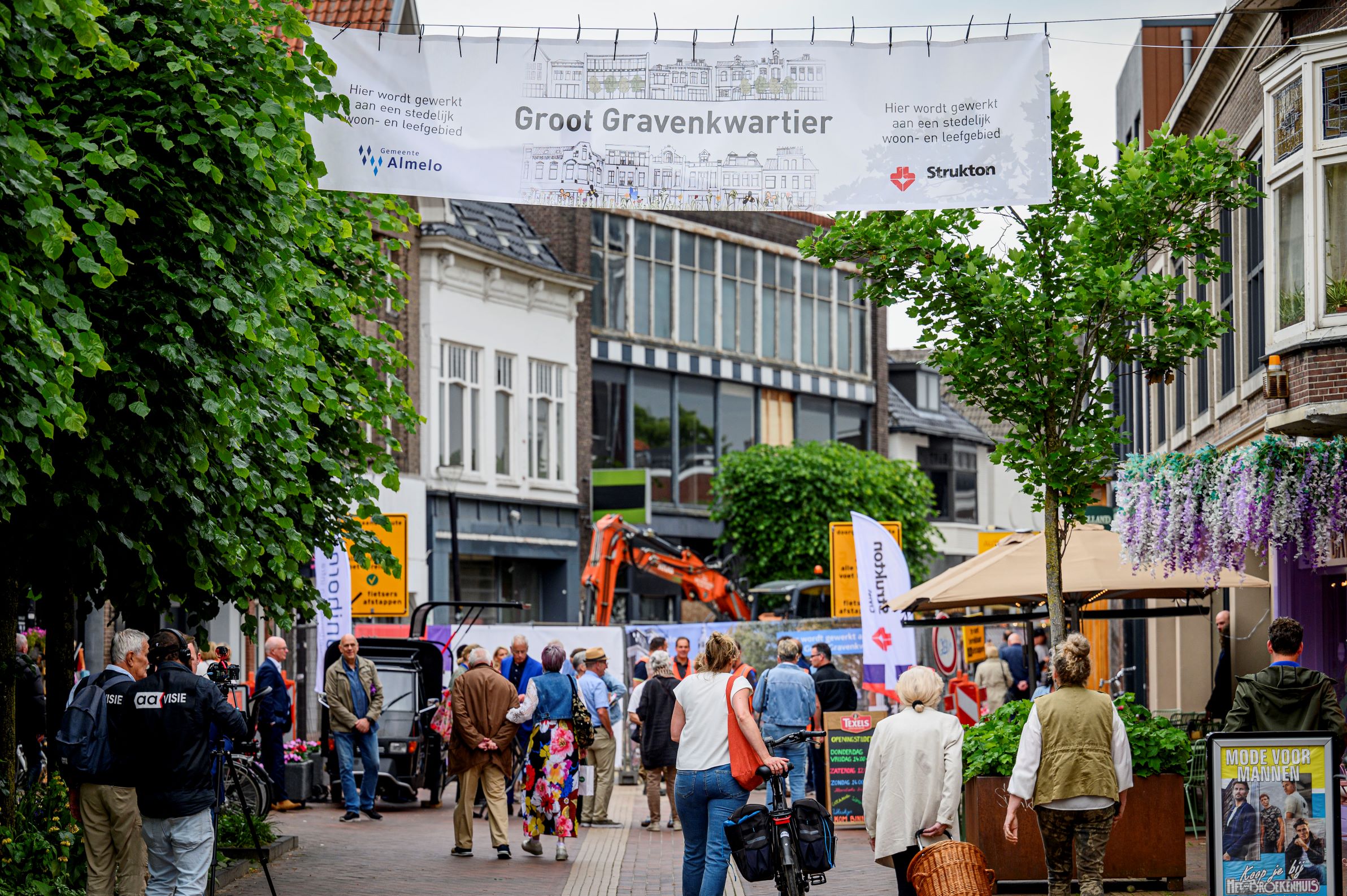 Start nieuwe inrichting Groot Gravenkwartier Almelo.